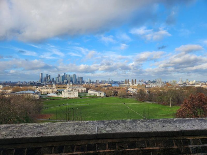 London from Greenwich.