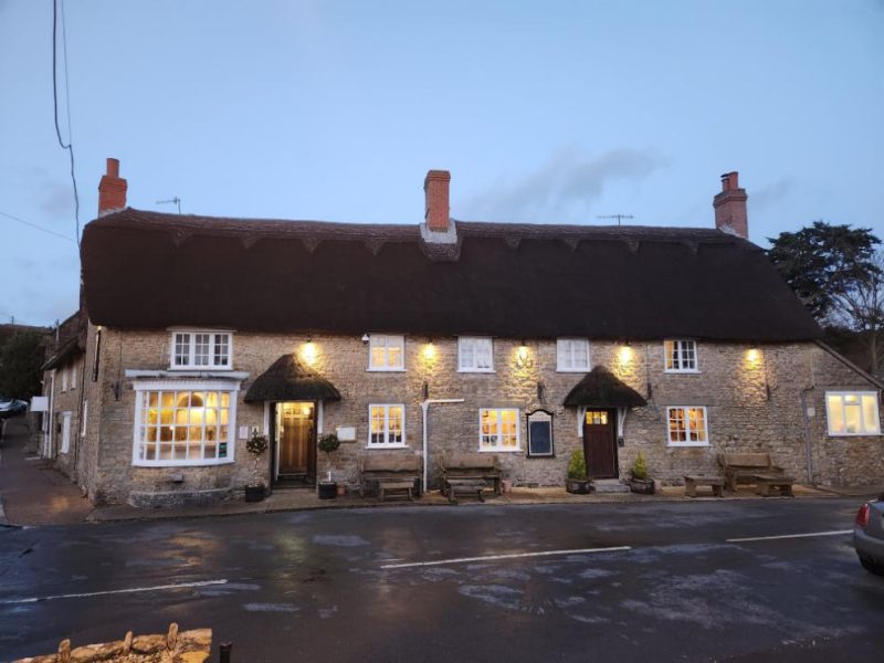 Pub in the village of Burton Bradstock.
