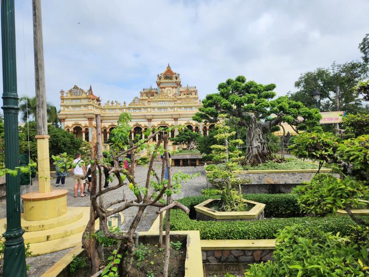 The Vin Trang Buddhist Pagoda.