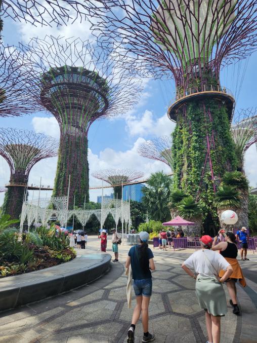 Gardens by the Bay, close to Marina Bay, Singapore.